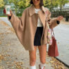 Winter Fashion Lapel Coat Outerwear - EverVibe - Image 5