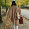 Winter Fashion Lapel Coat Outerwear - EverVibe - Image 3