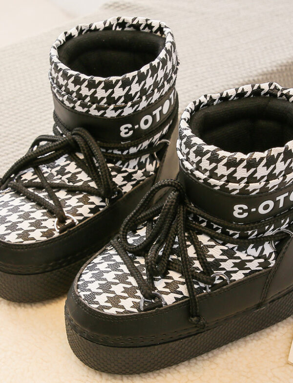 Lunar Mid-Cut Waterproof Space Boots - EverVibe