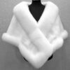 Fox Fur Cape Coat Plus-sized - EverVibe - Image 3
