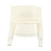 Jacquard Knitted Collar Long Sleeve - EverVibe - Image 5