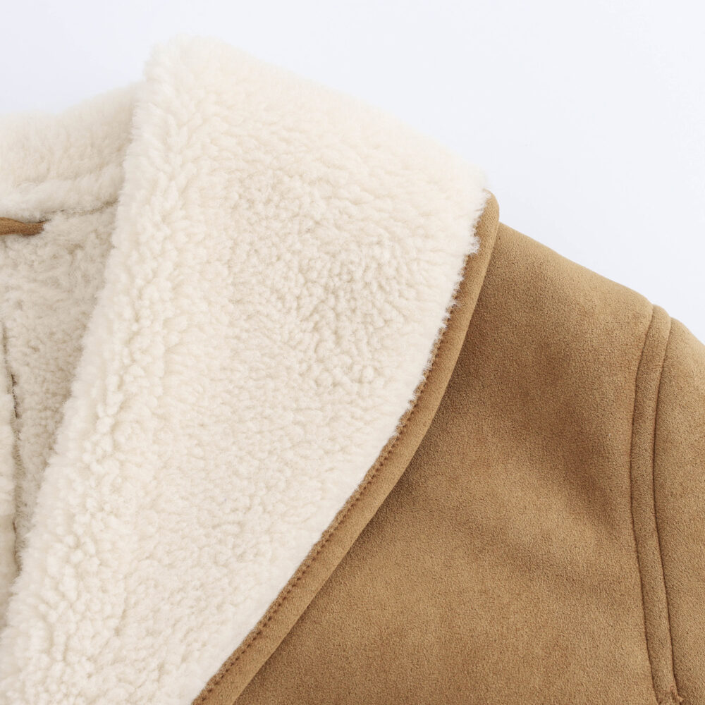 French Double-sided Half-length Overcoat - EverVibe - Image 5