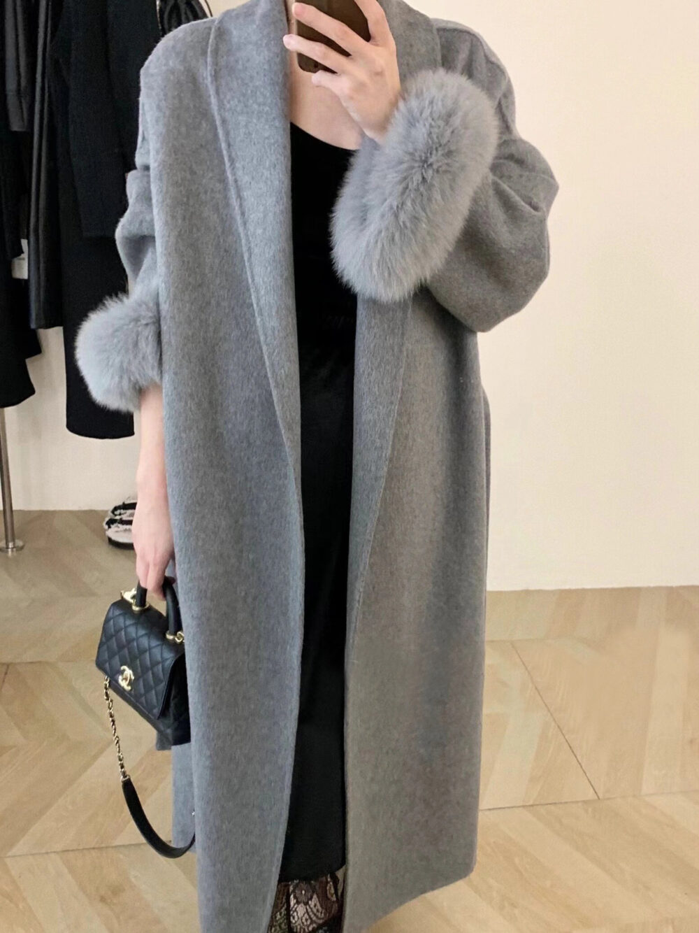 Long Lapel Reversible Cashmere - EverVibe - Image 8
