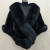 Fox Fur Cape Coat Plus-sized - EverVibe