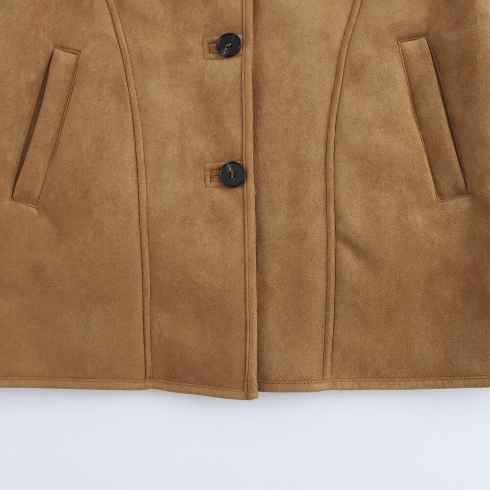 French Double-sided Half-length Overcoat - EverVibe - Image 3