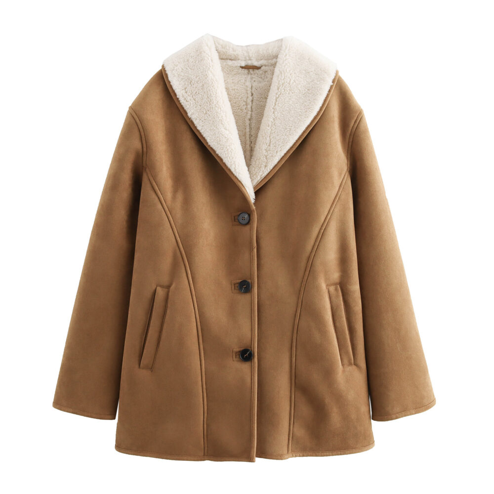 French Double-sided Half-length Overcoat - EverVibe