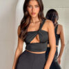 Casual One-shoulder Hollow-out - EverVibe - Image 5