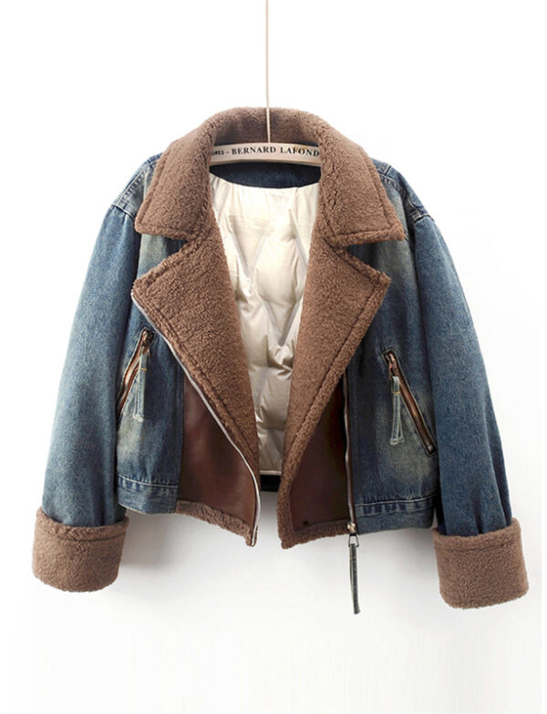 Denim Coat Short Top Jacket - EverVibe