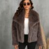Large Lapel Fluffy Plush - EverVibe - Image 7