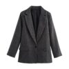 Fashion Long Sleeve Straight Suit Coat - EverVibe - Image 5