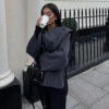 Casual Cape Knitted Sweater Coat - EverVibe - Image 3