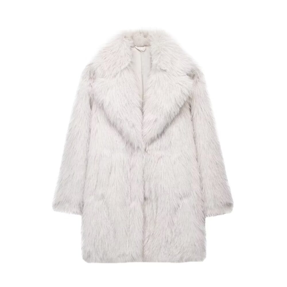 Artificial Fur Warm Coat - EverVibe - Image 4