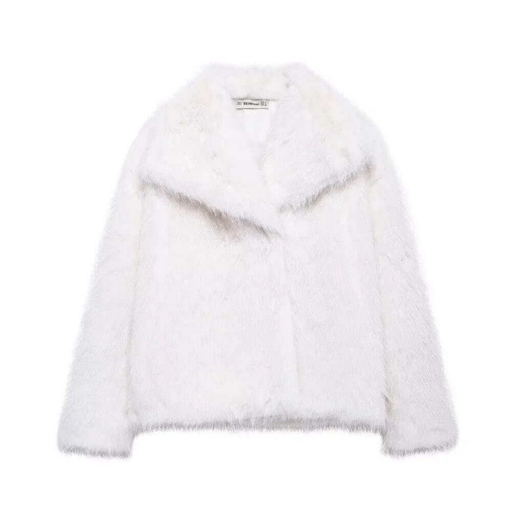 Faux Fur Fluffy Jacket - EverVibe - Image 9