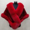 Fox Fur Cape Coat Plus-sized - EverVibe - Image 7