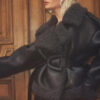 PU Belt Waist Belt Fur Jacket - EverVibe - Image 5