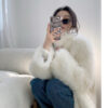 Wool Coat Imitation Lamb Fur - EverVibe - Image 3