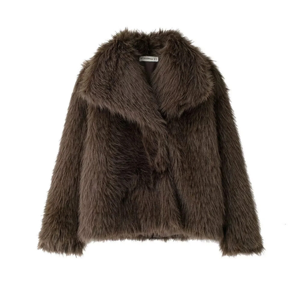 Faux Fur Fluffy Jacket - EverVibe - Image 5