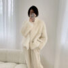 Wool Coat Imitation Lamb Fur - EverVibe - Image 5