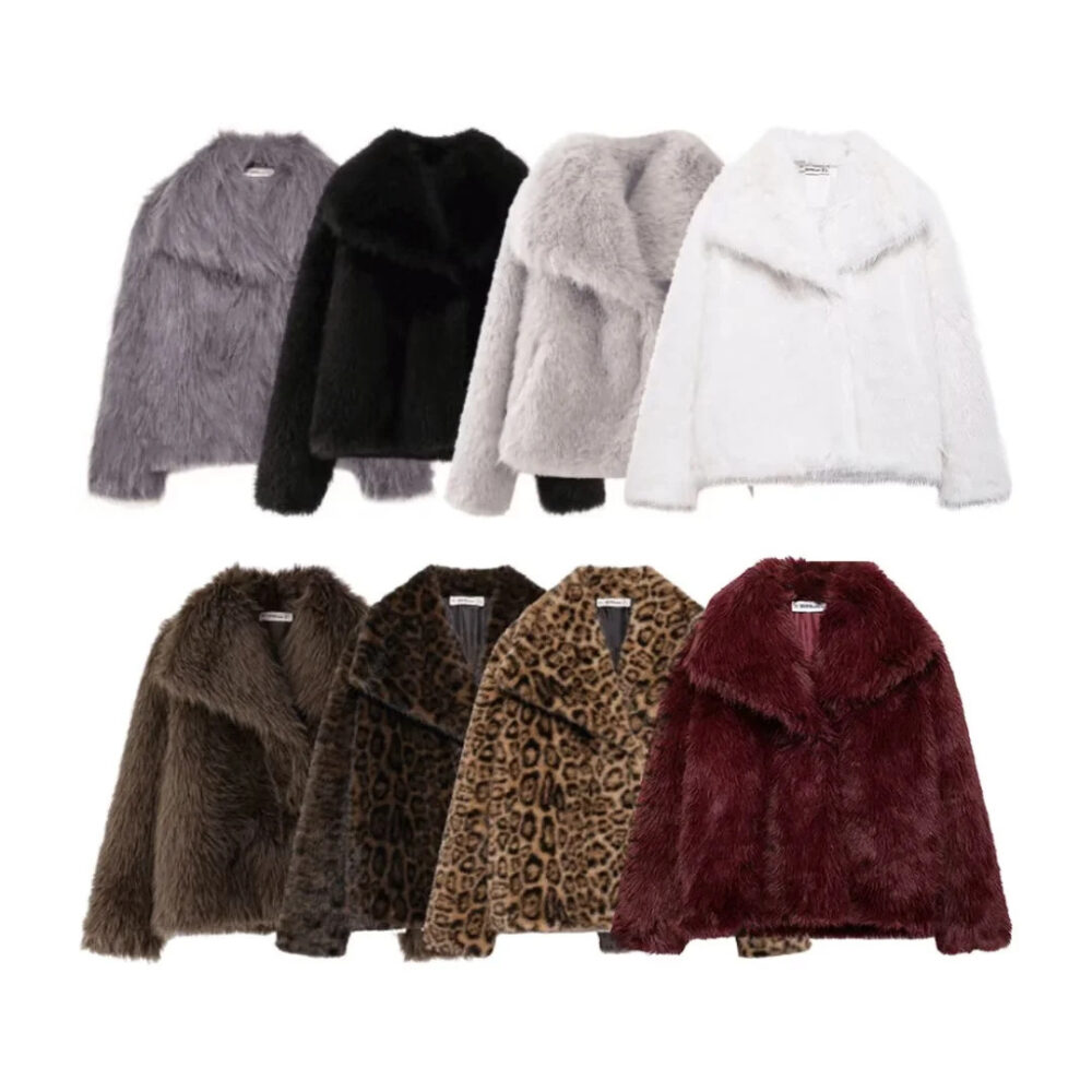 Faux Fur Fluffy Jacket - EverVibe - Image 4