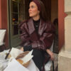 Leather Jacket Cropped Tops Streetwear - EverVibe - Image 4