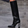 Square Toe Hollow-out Chunky Heel - EverVibe - Image 6