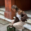 Street Brown Suede Fabric - EverVibe - Image 4
