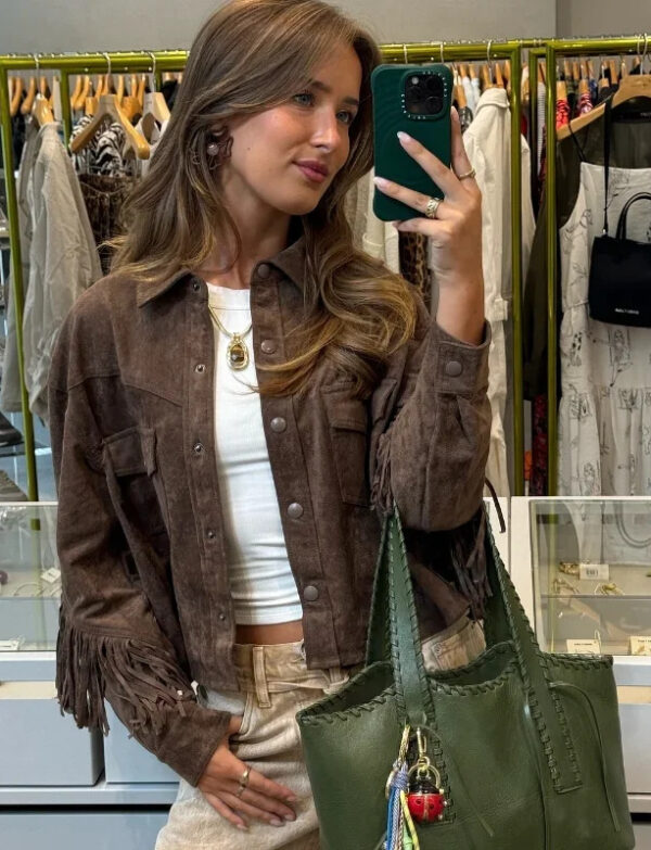Street Brown Suede Fabric - EverVibe