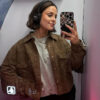 Street Brown Suede Fabric - EverVibe - Image 5