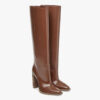 Square Toe Hollow-out Chunky Heel - EverVibe - Image 5