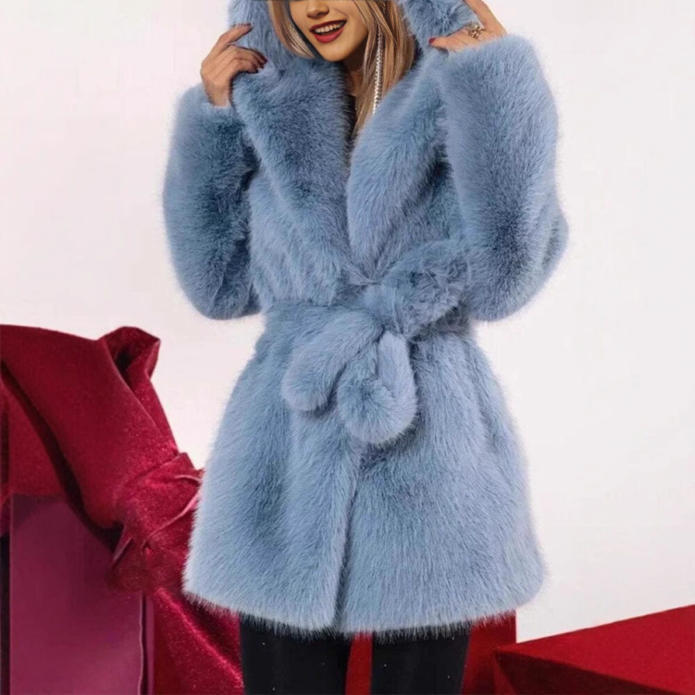 Autumn And Winter Elegant Hooded - EverVibe - Image 6